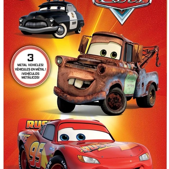 "Disney Cars Radiator Springs 3-Pack Die-Cast Toy Cars -Lightning McQueen, Mater - Picture 3 of 5